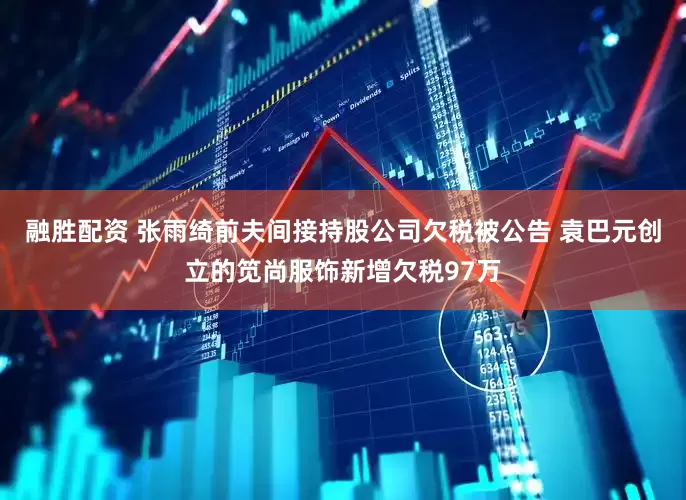 融胜配资 张雨绮前夫间接持股公司欠税被公告 袁巴元创立的笕尚服饰新增欠税97万